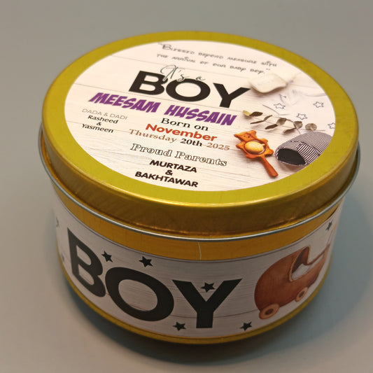 Baby Boy Announcement Box (5×2 inch) (500 Gram)