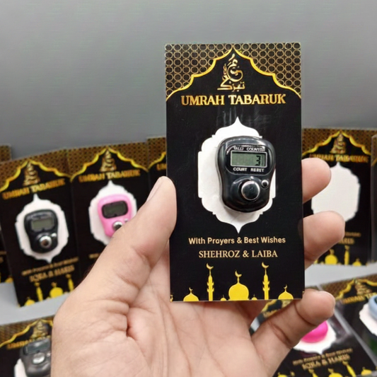 Customizable cards with counter