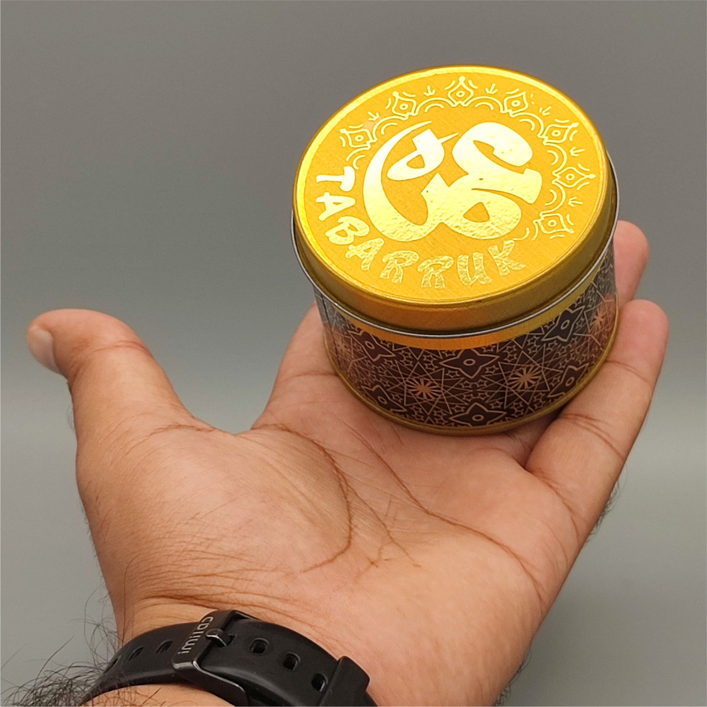 Small Set Umrah Tabarruk Packing (Golden)  |  A graceful & refined way to present Tabarruk