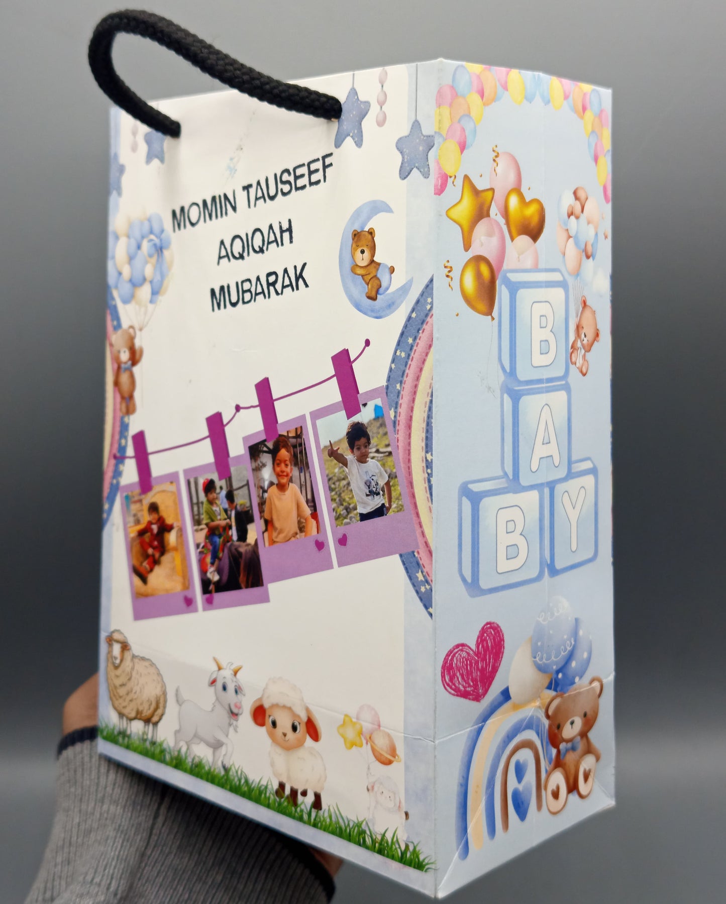 Personalized Aqiqah Mubarak Gift Bag