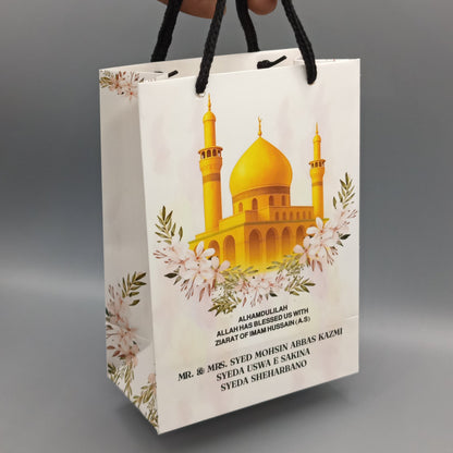 Personalized ziarat Tabarruk bags