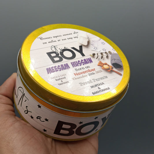 Baby Boy Announcement Box  (5×2 inch) (500 Gram)