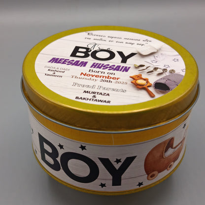 Baby Boy Announcement Box  (5×2 inch) (500 Gram)