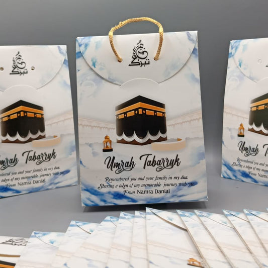 Silver Tabarruk Bag Elegent in four color printing