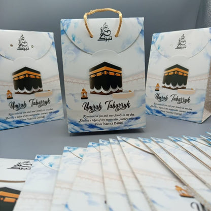 Silver Tabarruk Bag Elegent in four color printing
