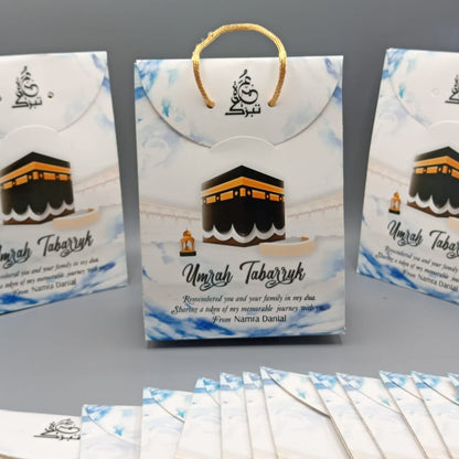 Silver Tabarruk Bag Elegent in four color printing